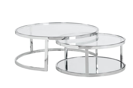 5509 Contemporary 2-In-1 Nesting Cocktail Table Set image