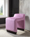 Alford Pink Flannel Ottoman image