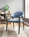 Aucilla Blue Linen Accent Chair image