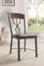 Acme Furniture Lynlee Side Chair in Espresso and Dark Bronze (Set of 2) 60017 image