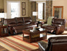 Clifford Motion Dark Brown Reclining Two-Piece Living Room Set image