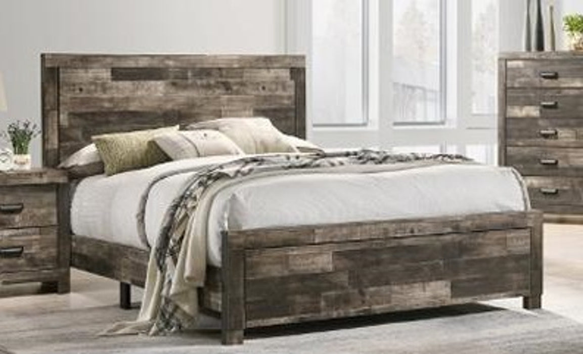 Crown Mark Tallulah Twin Panel Bed in Brown B9400-T-BED image
