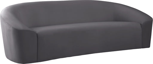 Riley Grey Velvet Sofa image