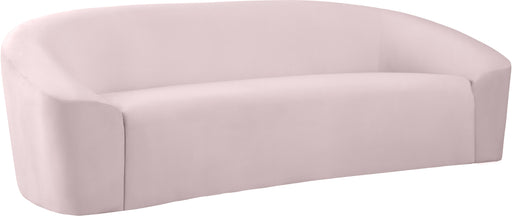 Riley Pink Velvet Sofa image
