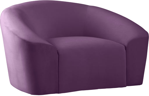 Riley Purple Velvet Chair image