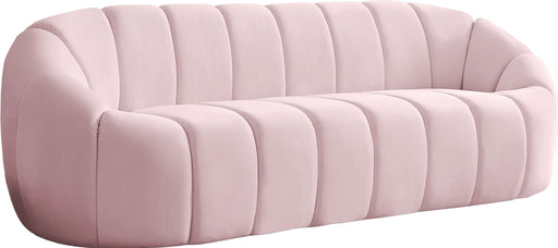 Elijah Pink Velvet Sofa image