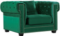Bowery Green Velvet Chair image