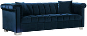 Kayla Navy Velvet Sofa image