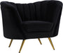Margo Black Velvet Chair image
