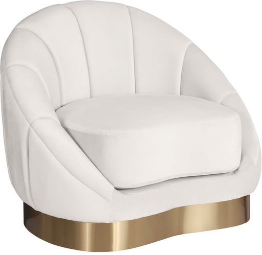 Shelly Cream Velvet Chair image