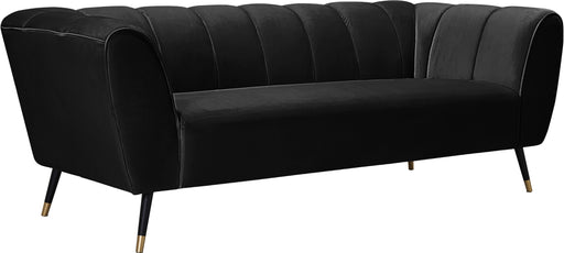 Beaumont Black Velvet Sofa image
