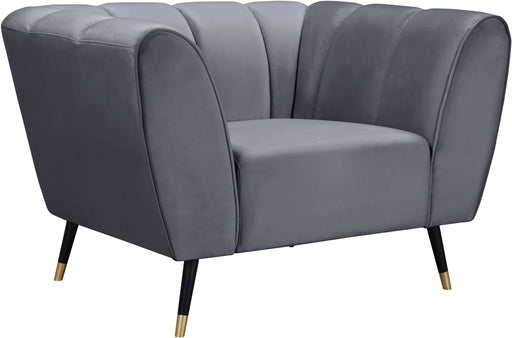 Beaumont Grey Velvet Chair image