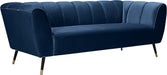 Beaumont Navy Velvet Sofa image