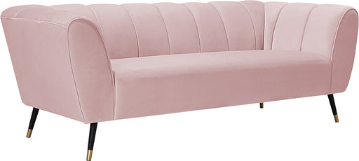 Beaumont Pink Velvet Sofa image