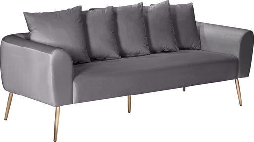 Quinn Grey Velvet Sofa image