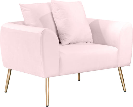 Quinn Pink Velvet Chair image