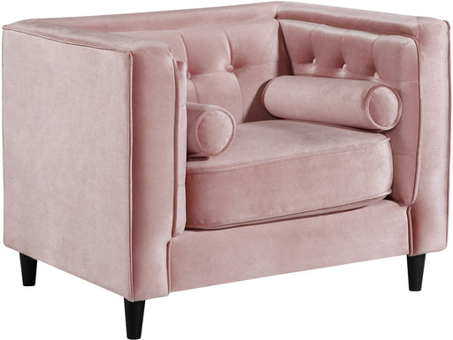 Taylor Pink Velvet Chair image