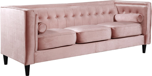 Taylor Pink Velvet Sofa image