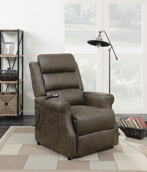 G650303 Casual Brown Power Lift Recliner image