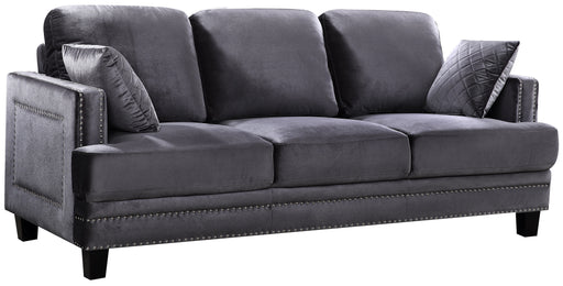 Ferrara Grey Velvet Sofa image