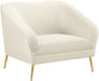 Hermosa Cream Velvet Chair image