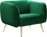 Harlow Green Velvet Chair image