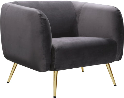 Harlow Grey Velvet Chair image