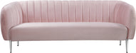 Willow Pink Velvet Sofa image