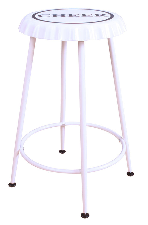 Acme Furniture Mant Counter Height Stool in White (Set of 2) 72702 image