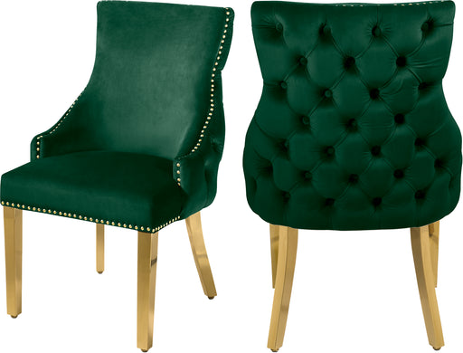 Tuft Green Velvet Dining Chair image
