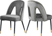 Akoya Grey Velvet Dining Chair image