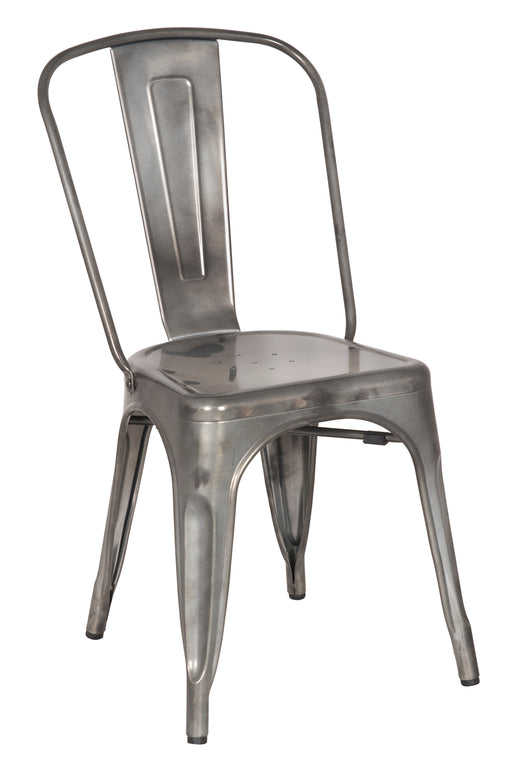 8022 Galvanized Steel Side Chair image