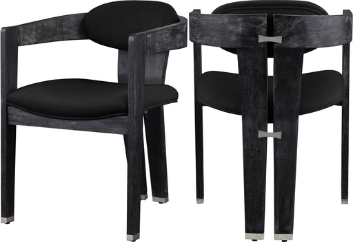 Vantage Black Velvet Dining Chair image