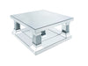 Acme Furniture Caesia Coffee Table in Mirrored/Faux Diamonds 87905 image