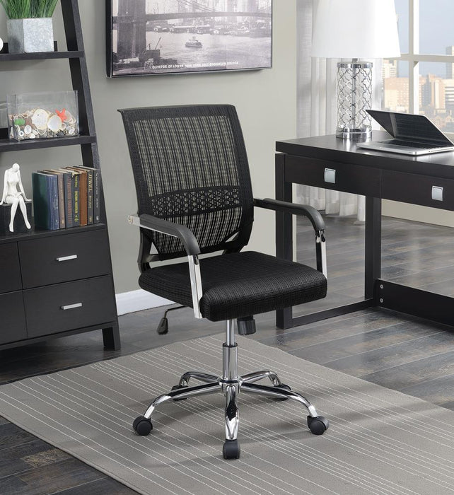 G881055 Contemporary Black Mesh Back Office Chair image