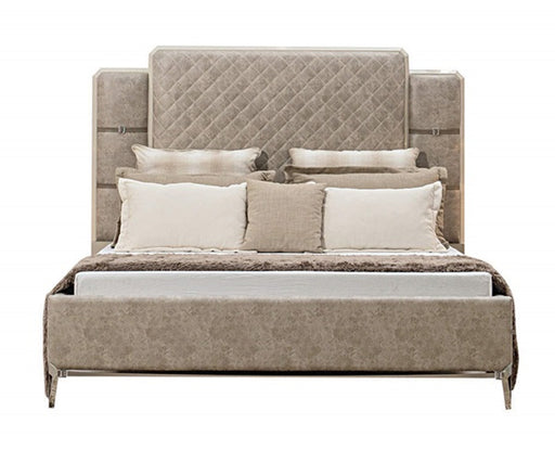 Acme Furniture Kordal Queen Upholstered Bed in Vintage Beige image