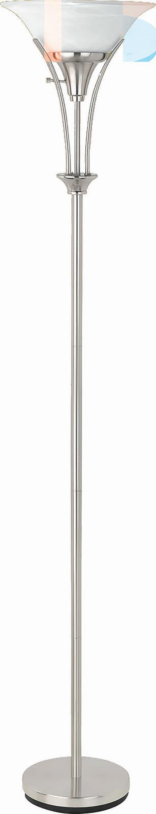 Transitional Silver Floor Lamp image