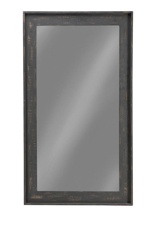 G902767 Distressed Brown Accent Mirror image