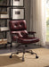 Larisa Vintage Merlot Top Grain Leather Office Chair image
