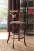 Zaire Antique Red & Antique Oak Bar Chair (1Pc) image