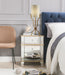 Osma Mirrored & Gold Accent Table image