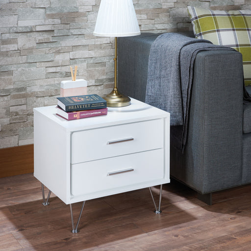 Deoss White Accent Table image