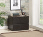 Wellins Faux Marble & Espresso Accent Table image