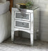 Nowles Mirrored & Faux Stones Accent Table image