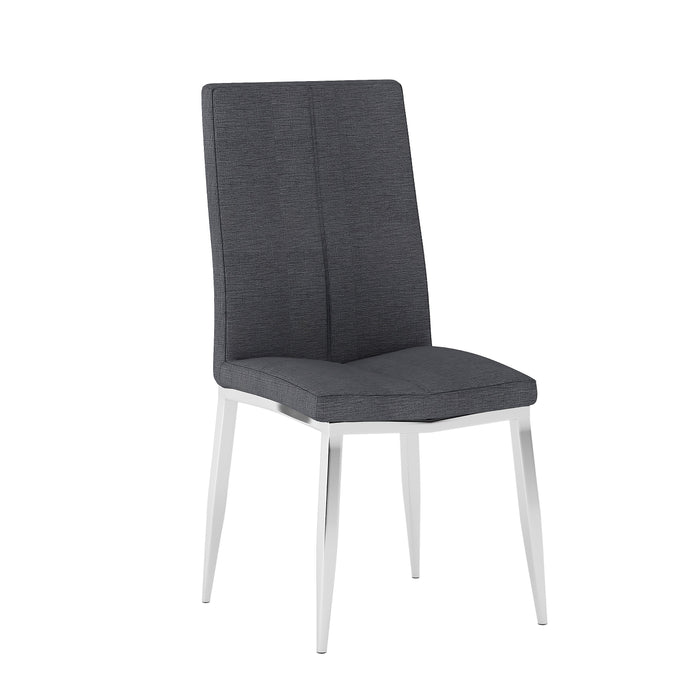 ABIGAIL Modern Curved-Back Upholstered Side Chair image