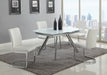 ALINA Extendable Dining Table w/ Starphire Glass Top image
