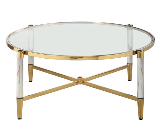 DENALI Round Tempered Glass Cocktail Table image