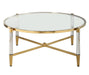 DENALI Round Tempered Glass Cocktail Table image