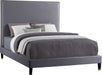 Harlie Grey Velvet King Bed image