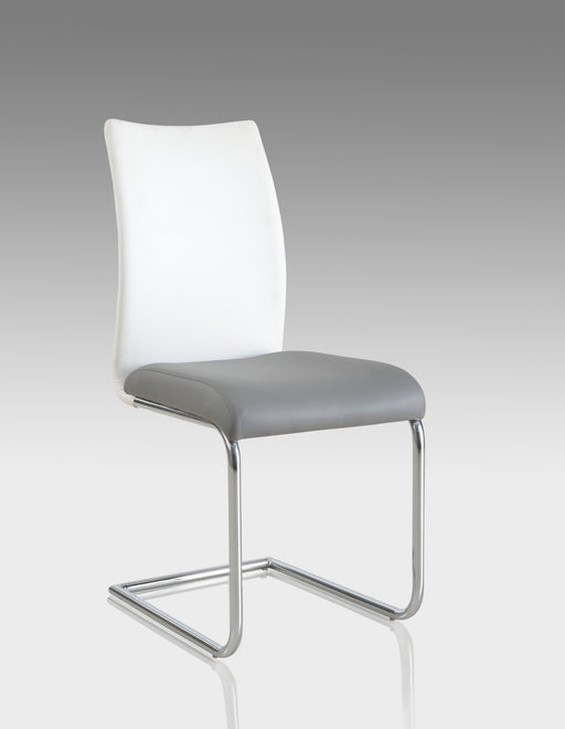 JANE Modern 2-Tone Contour Back Cantilever Side Chair image